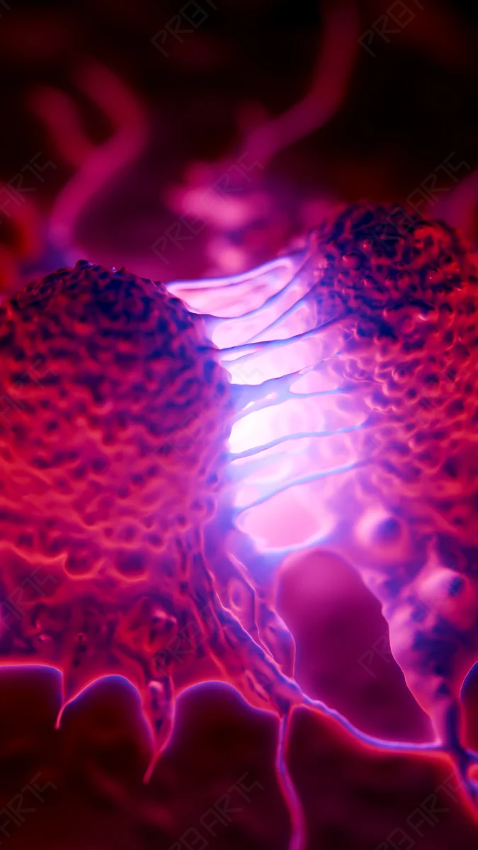 Dividing Melanoma Cell Tension Phase — 8K Medical Illustration