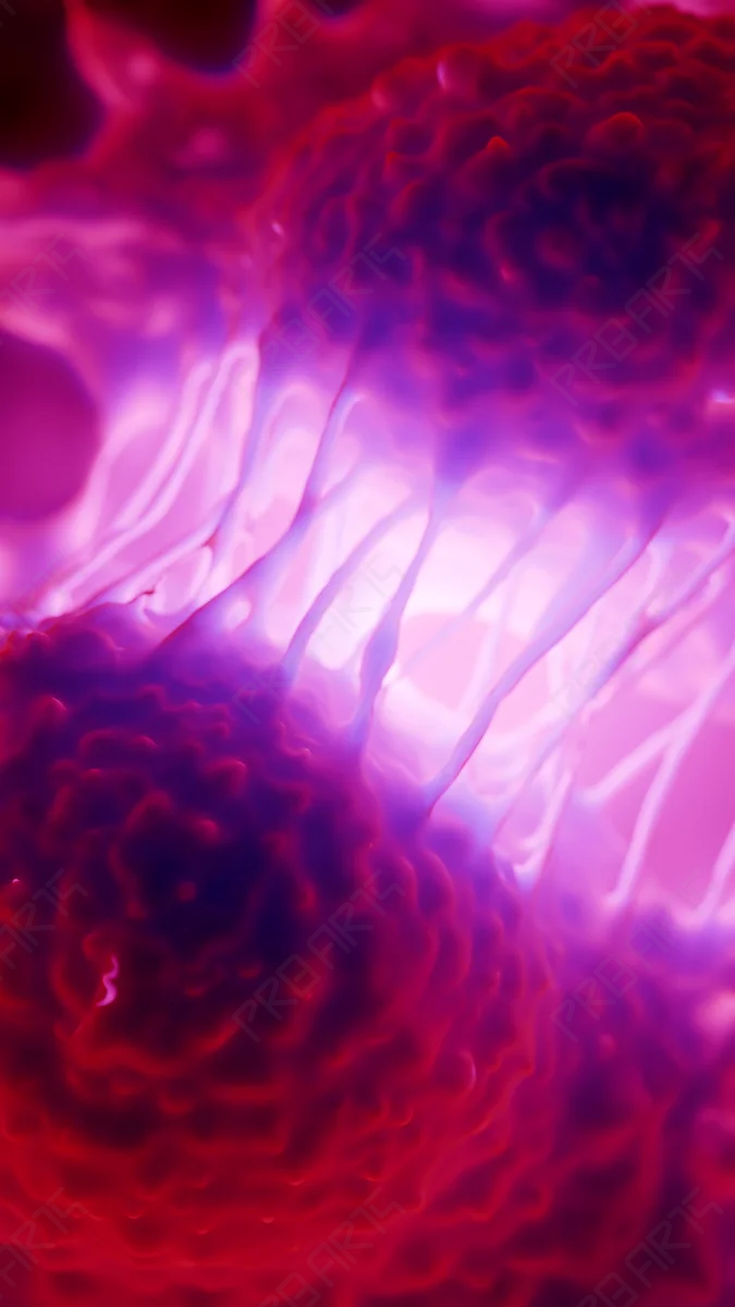 Cancer Cell Division with Spindle Detail — 8K Medical Illustration