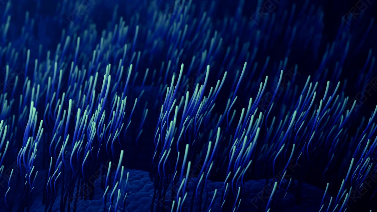 4k Widescreen 3D Medical Animation: Fallopian Tube Cilia Flyover - Scientifically Informed Conceptualization