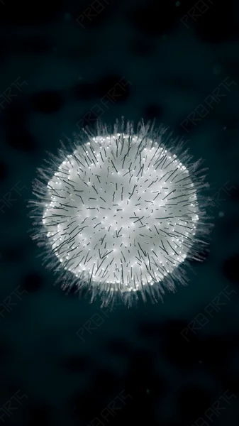 Floating T-Cell Surface (Close-Up) — 4K Medical Animation
