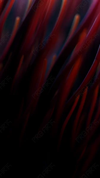 Vertical 4K Medical Animation: Dense Fallopian Cilia Macro View