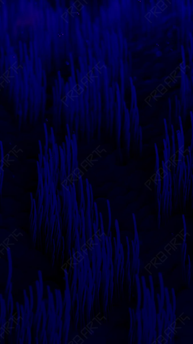 Fluorescent Fallopian Cilia Camera Walk (Vertical 4K Medical Animation) - Scientifically Informed Conceptualization