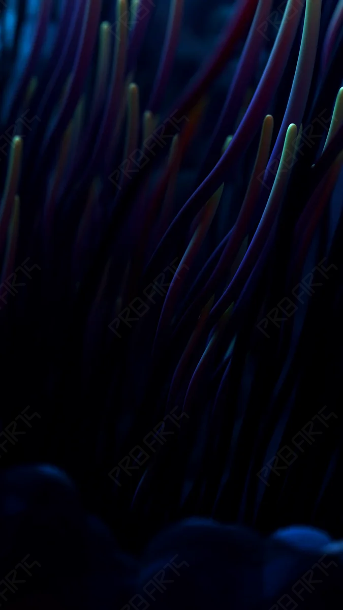 Vertical 4K Medical Animation: Fallopian Tube Cilia Close-Up - Scientifically Informed Conceptualization