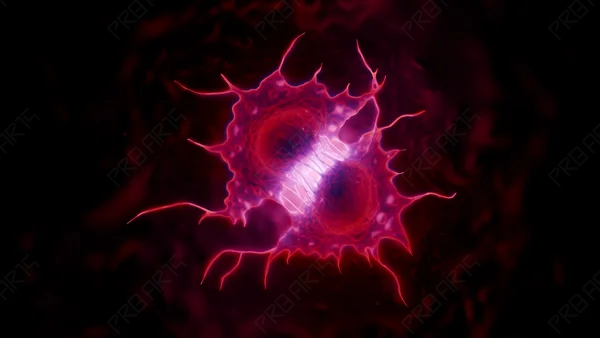 Melanoma Cancer Cell Division — 4K Medical Animation