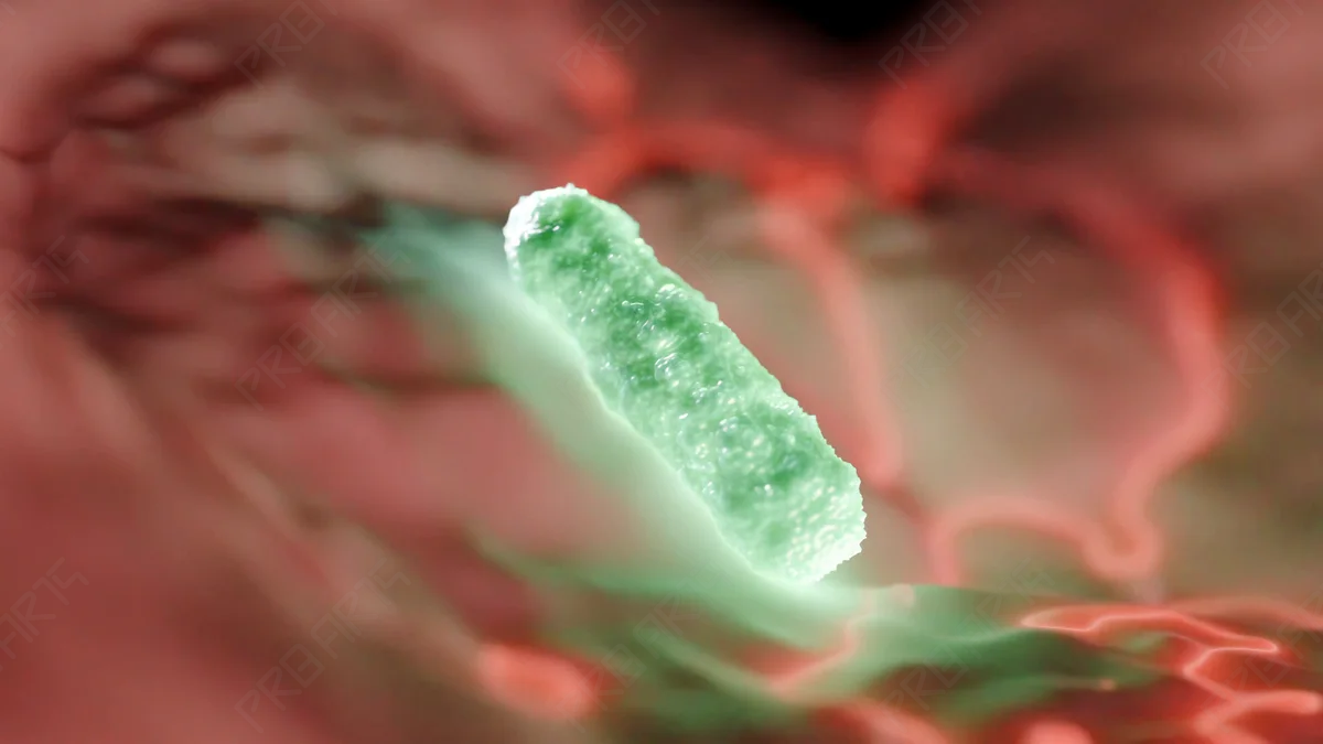 Close-Up of Bacterium — 4K Animation - Scientifically Informed Conceptualization